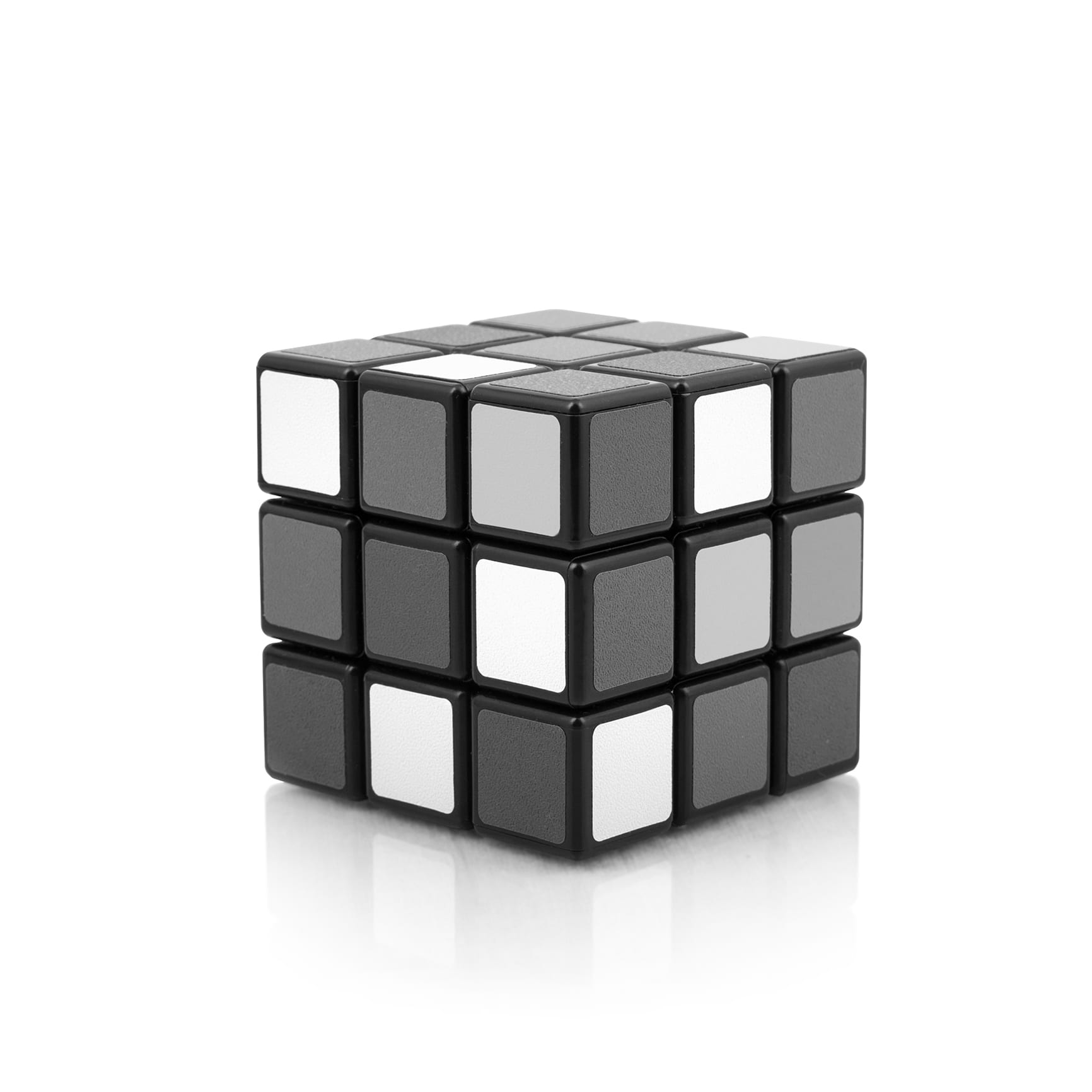 An unsolved Rubik's Cube