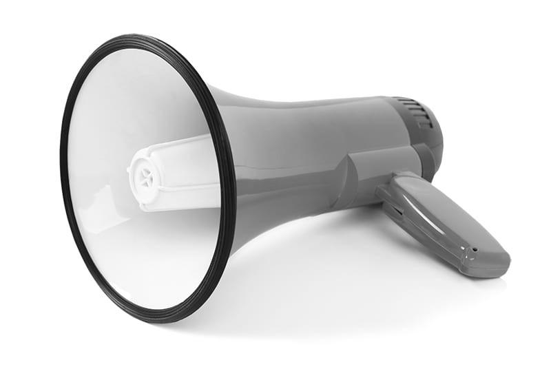 A megaphone